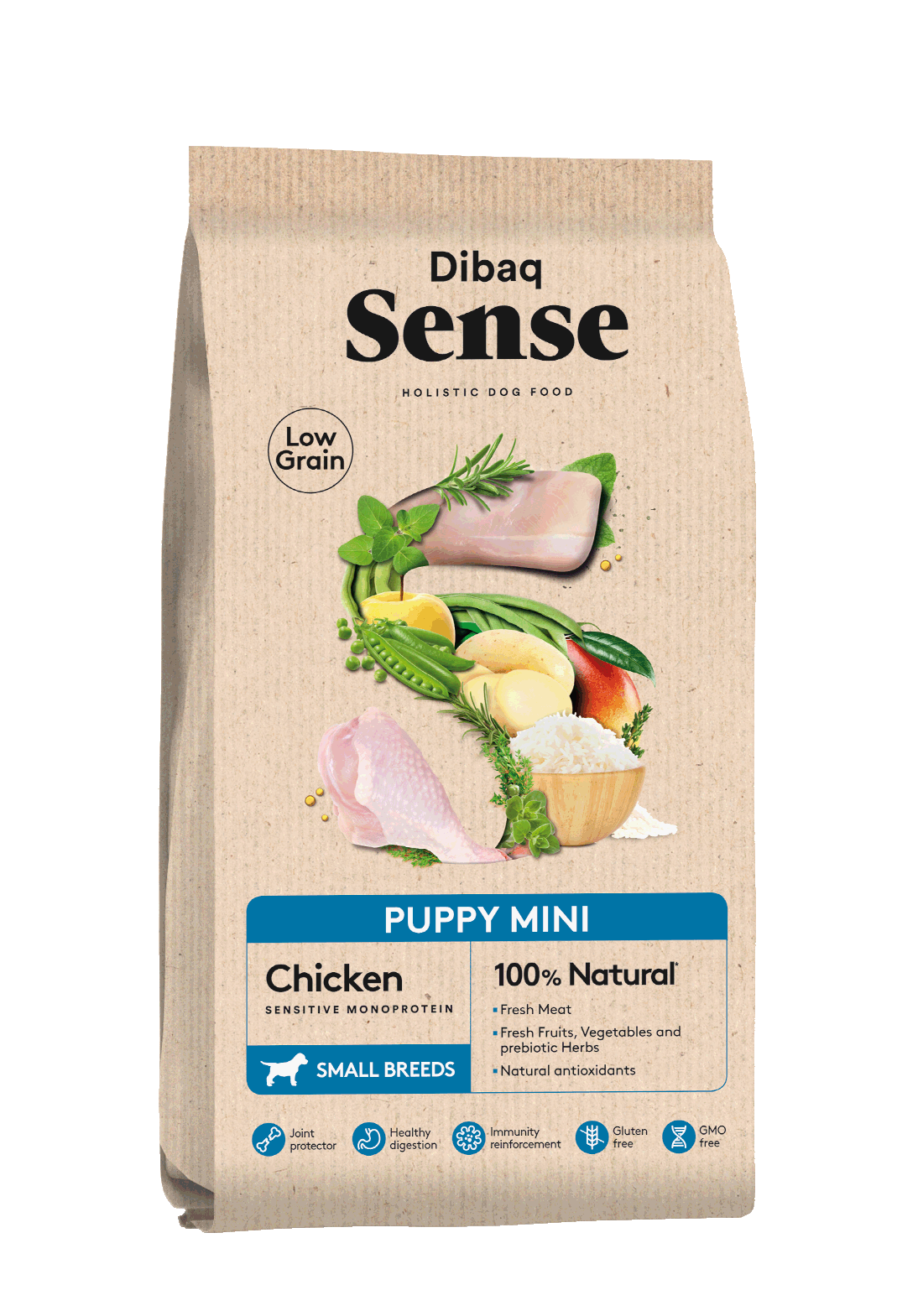 Dibaq Sense Low Grain Pollo Cachorro Mini