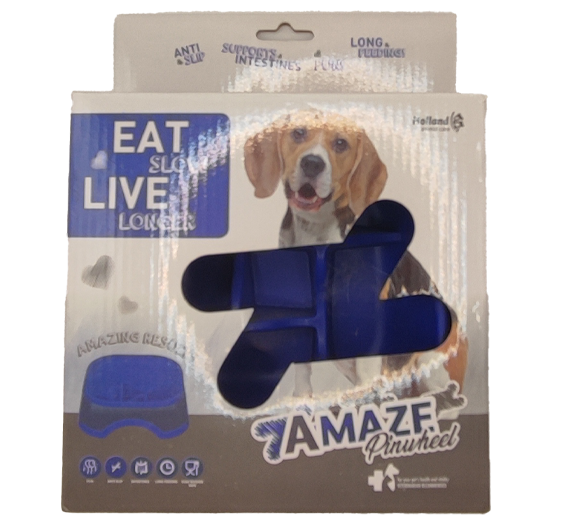 Comedero Interactivo Azul Perro y Gato