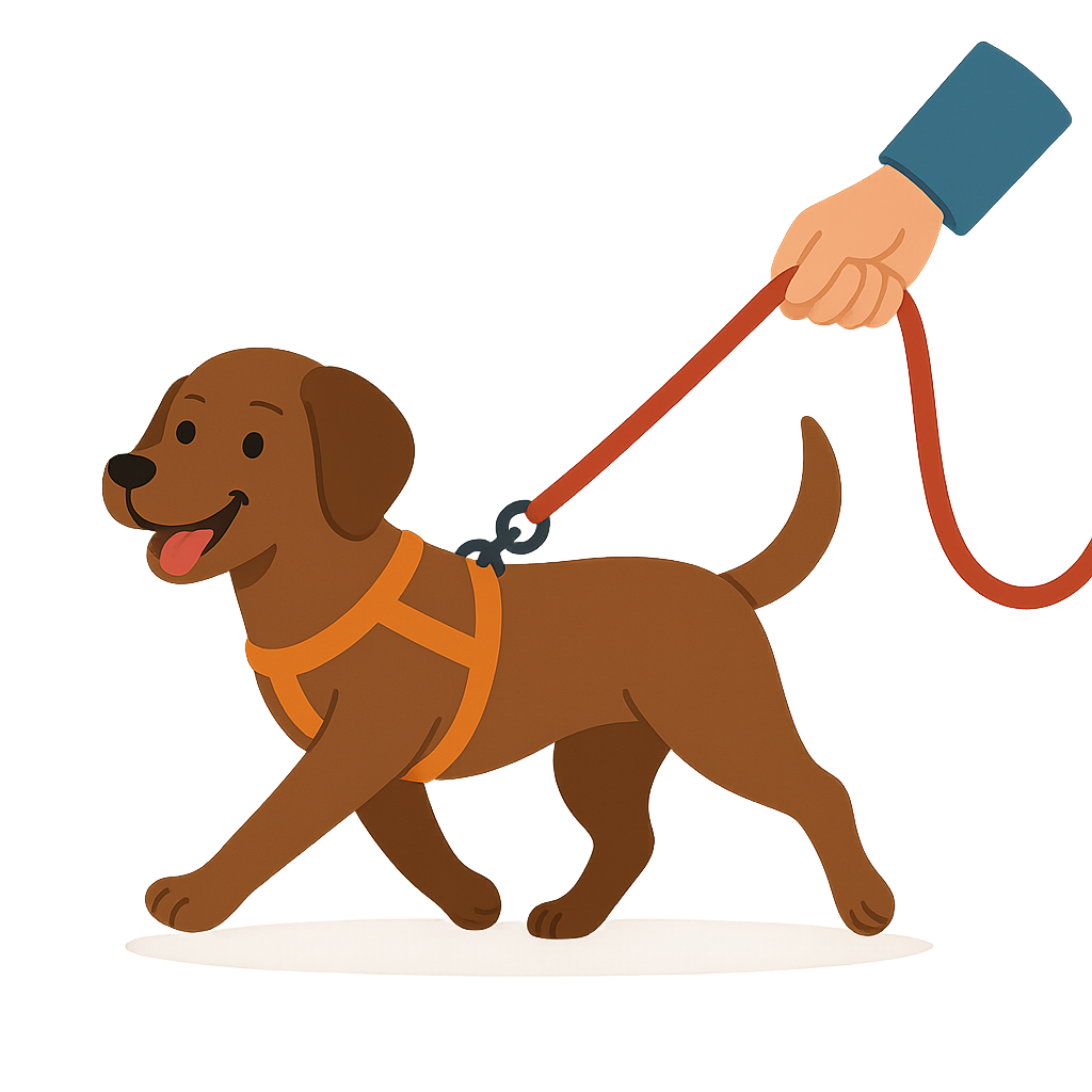 "Educador canino profesional enseñando técnicas de paseo sin tirones en Majadahonda"