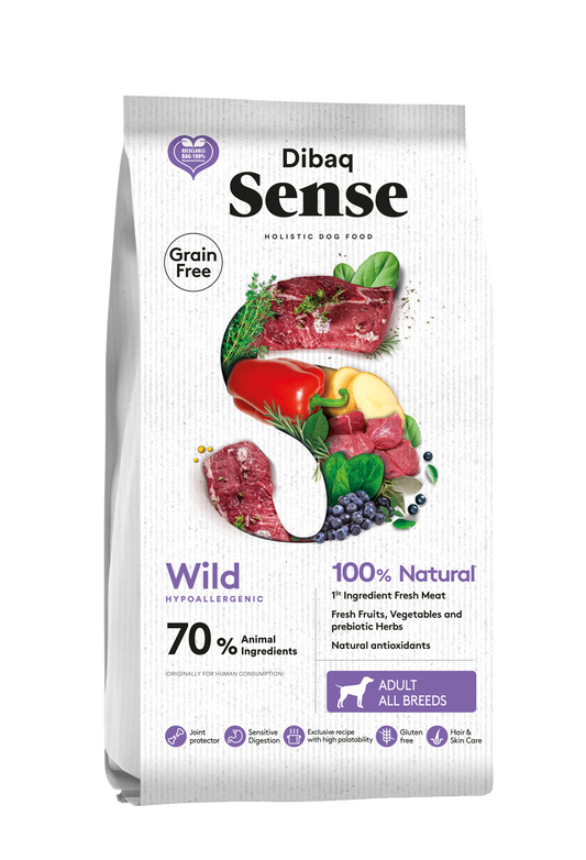 Dibaq Sense Grain Free Jabalí y Ciervo - Pienso sin cereales premium para perros