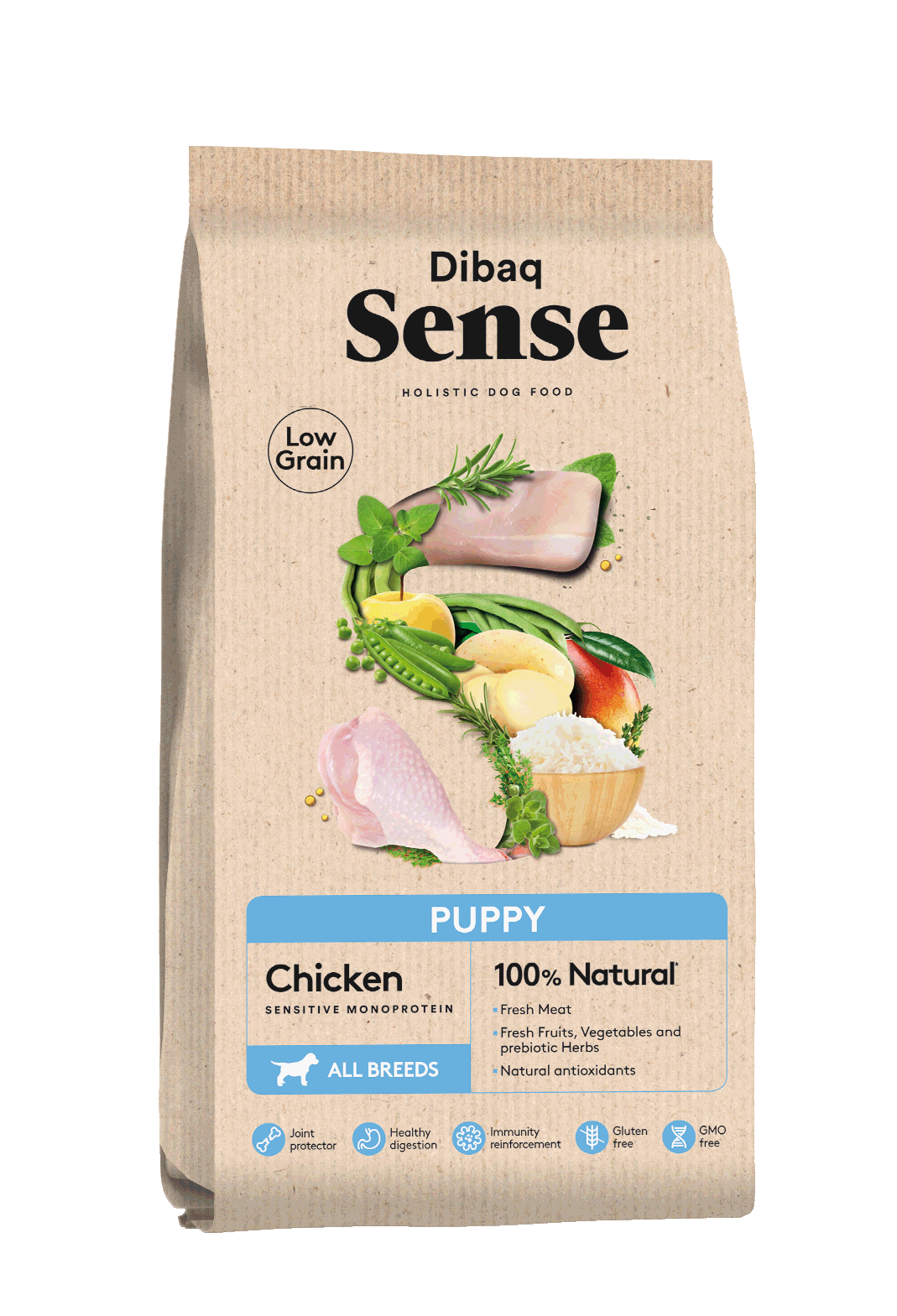 "Dibaq Sense Low Grain Pollo Cachorro - Pienso bajo en cereales para cachorros"