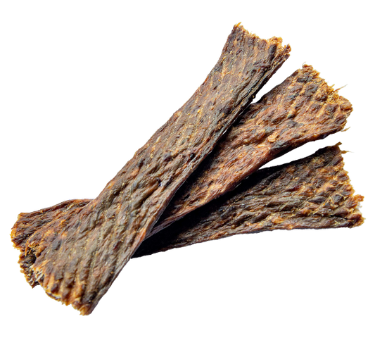 Tiras de pavo con hierbas naturales para perros – snack blando y funcional, sin cereales